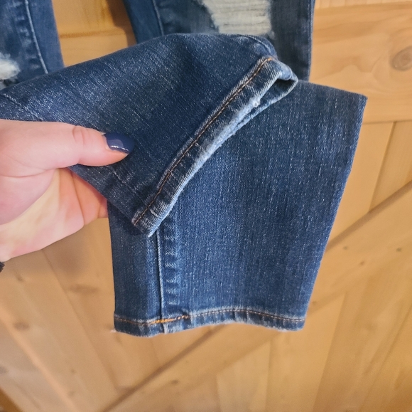Loft Distressed Skinny Jeans - Picture 4 of 9